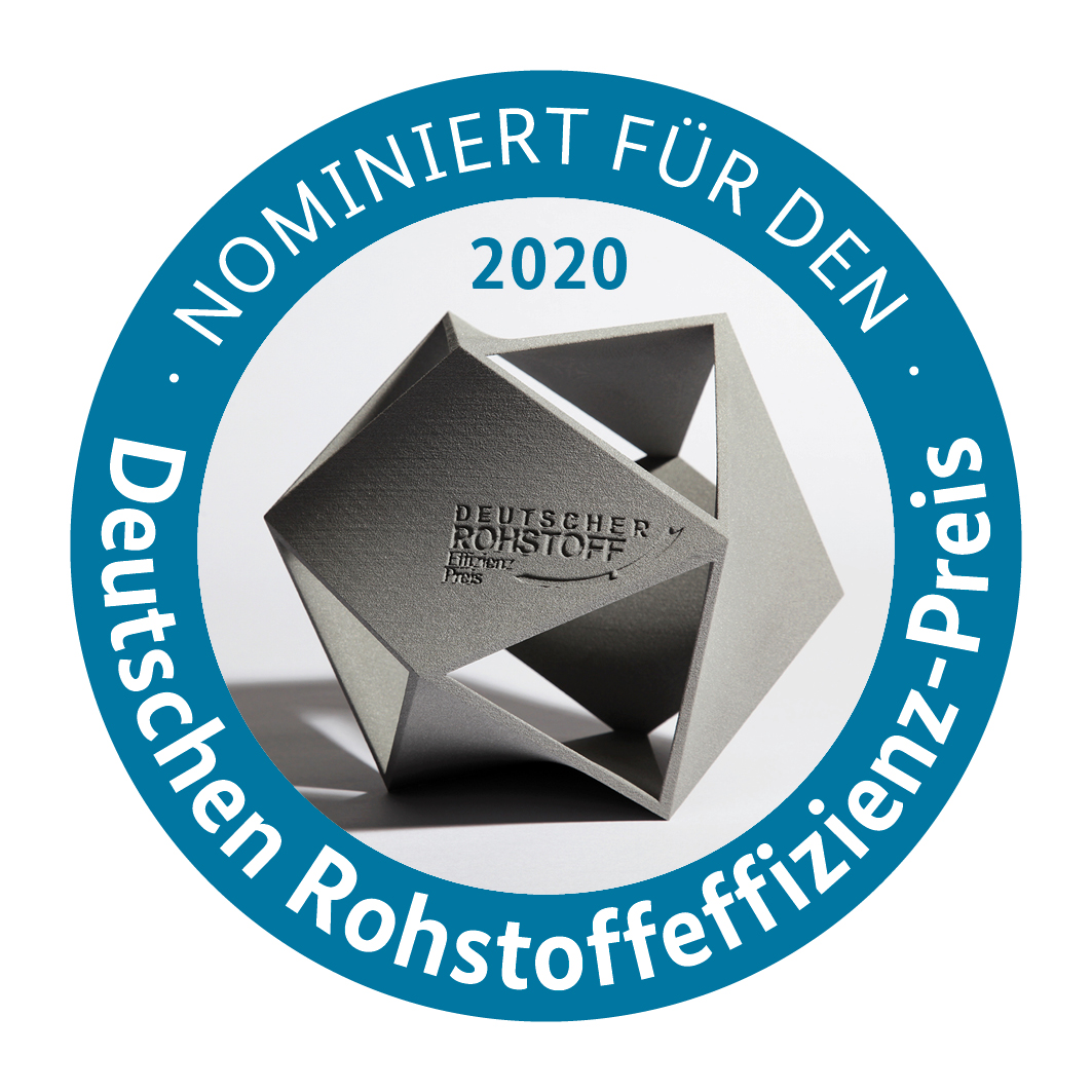 Logo Signet Nominierung Rohstoff-Effizienzpreis 2020