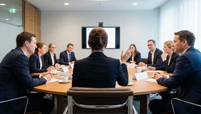 Präsenzaustausch zwischen Wirtschaft und Politik