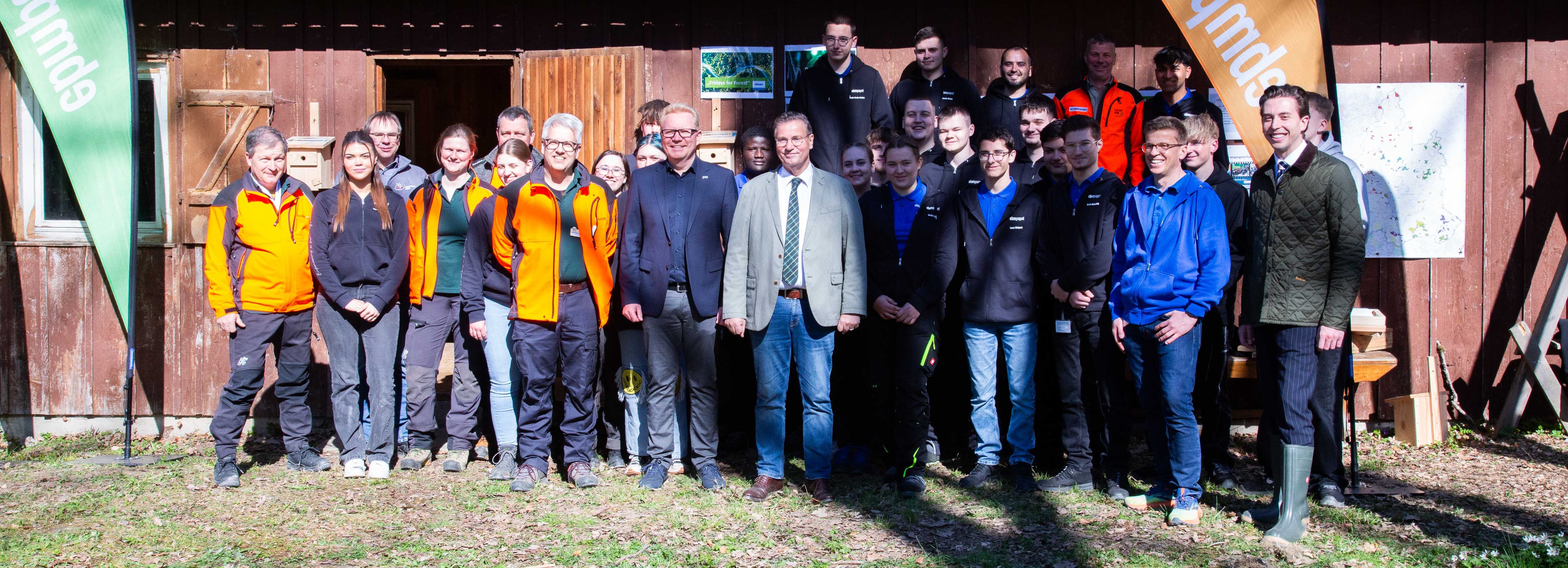 Gruppenfoto des Projekts "Fridays for Forest"