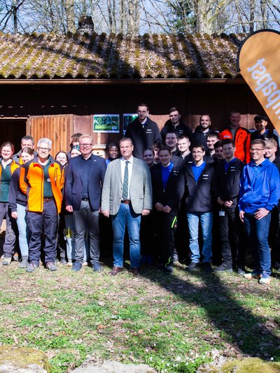 Gruppenfoto des Projekts "Fridays for Forest"