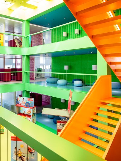 Foto des Firmengebäudes von innen