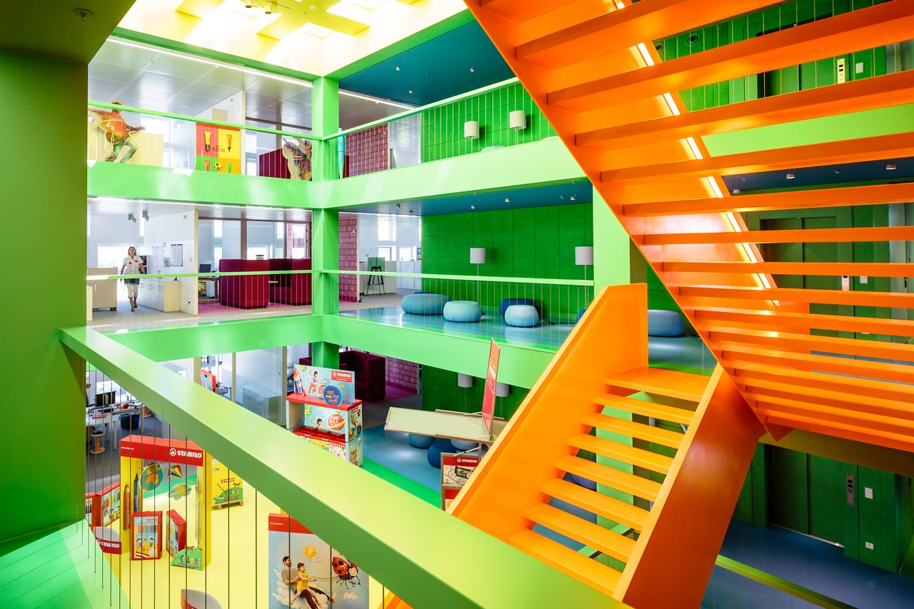 Foto des Firmengebäudes von innen