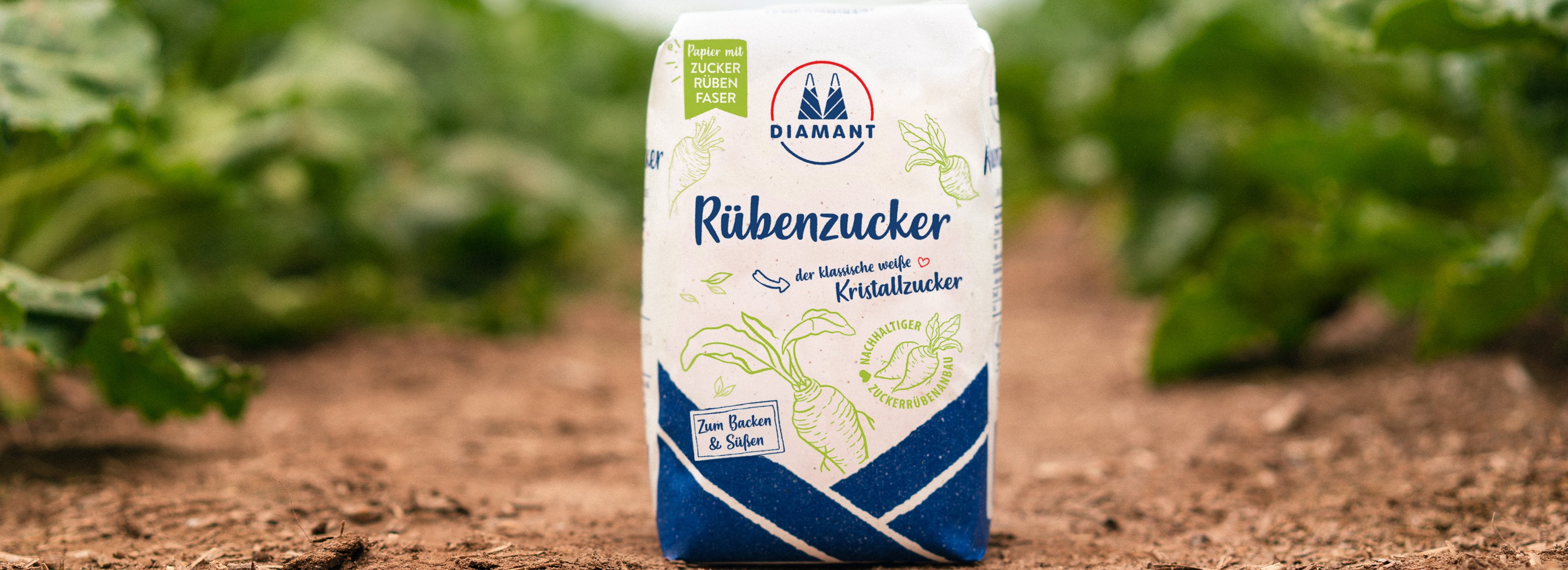 Eine Packung Rübenzucker von Pfeifer & Langen