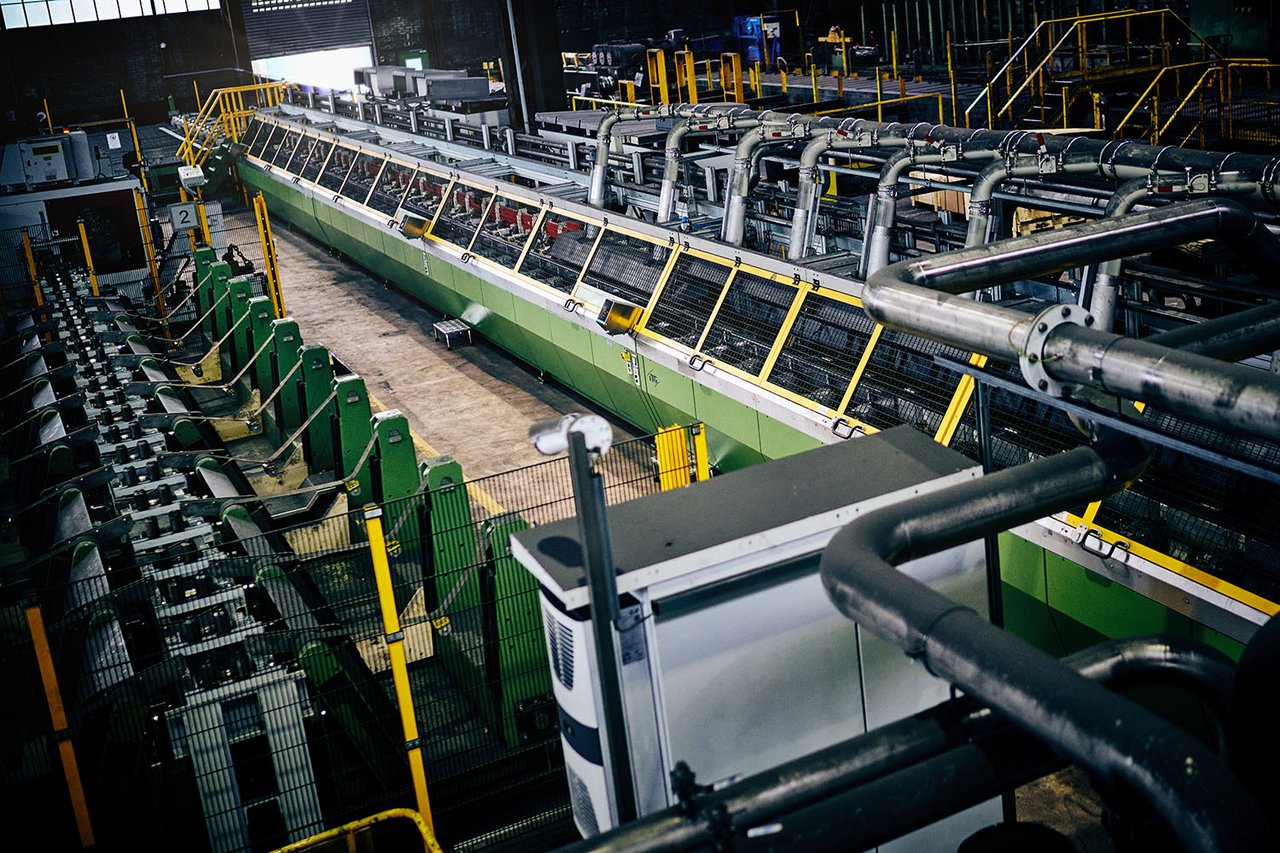 Foto einer Fabrikhalle